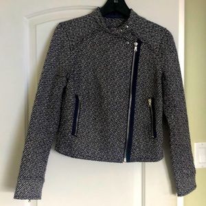 Gap tweed Moto style jacket sz XS